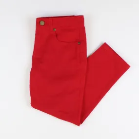 Boys Signature Twill Five Pocket Pants - Holiday Red