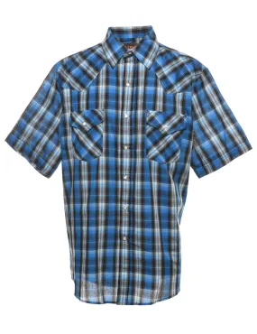 Checked Western Shirt - L