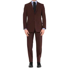 D'AVENZA Roma Handmade Burgundy "Techno" Suit EU 52 NEW US 42