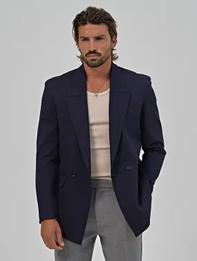 JUPITER DOUBLE BREASTED BLAZER IN BLUE