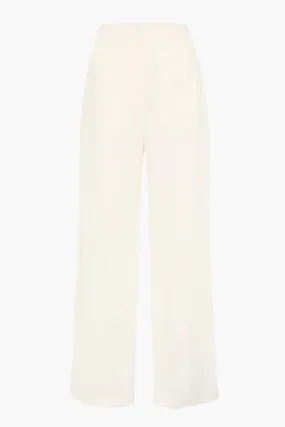 LINEN WIDE LEG PANTS