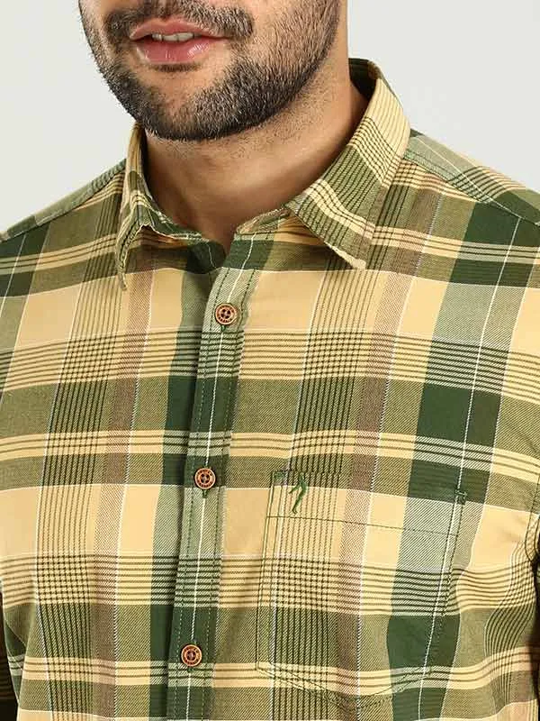 Men Checked Full Sleeve Cotton Shirt