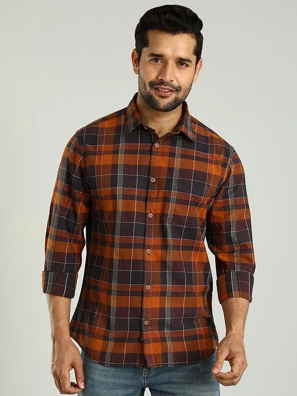 Men Checked Full Sleeve Cotton Shirt