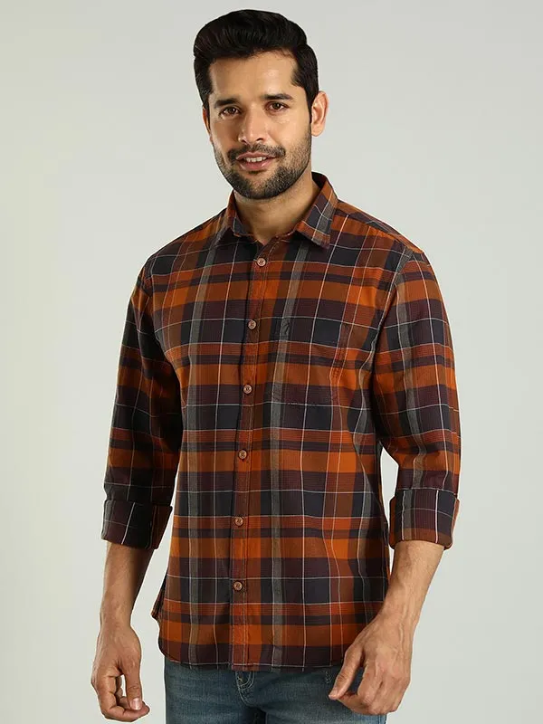 Men Checked Full Sleeve Cotton Shirt