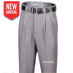 New! Tapered-Fit Lightweight Heather Grey Pleated Base Pants