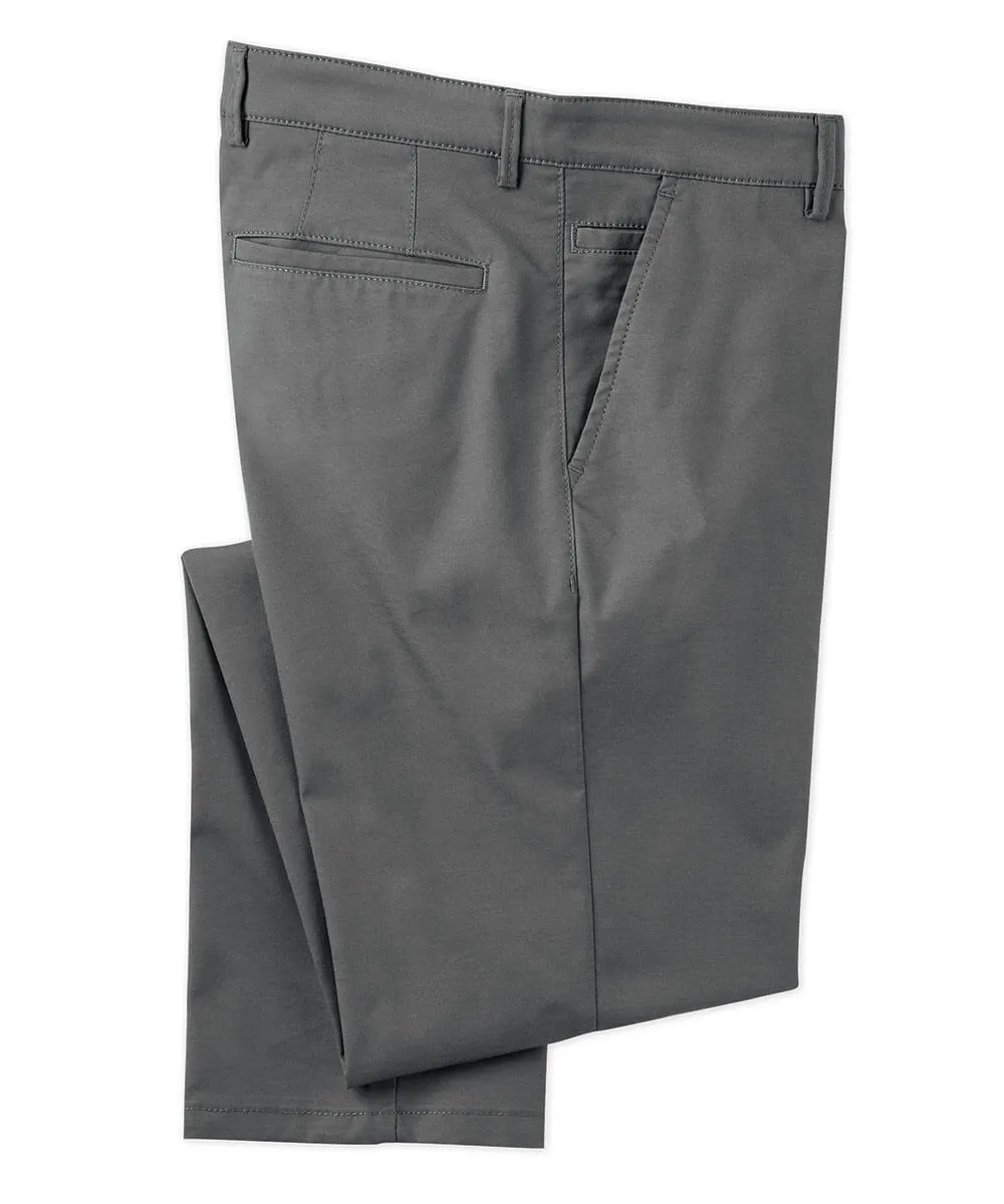 Techno Gab Flat-Front Trouser