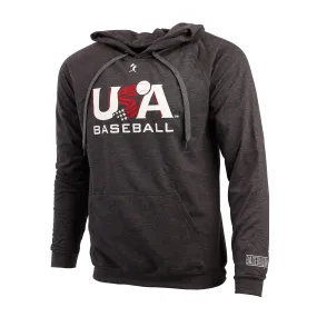 USA x Baseballism Grey Traditional Hoodie