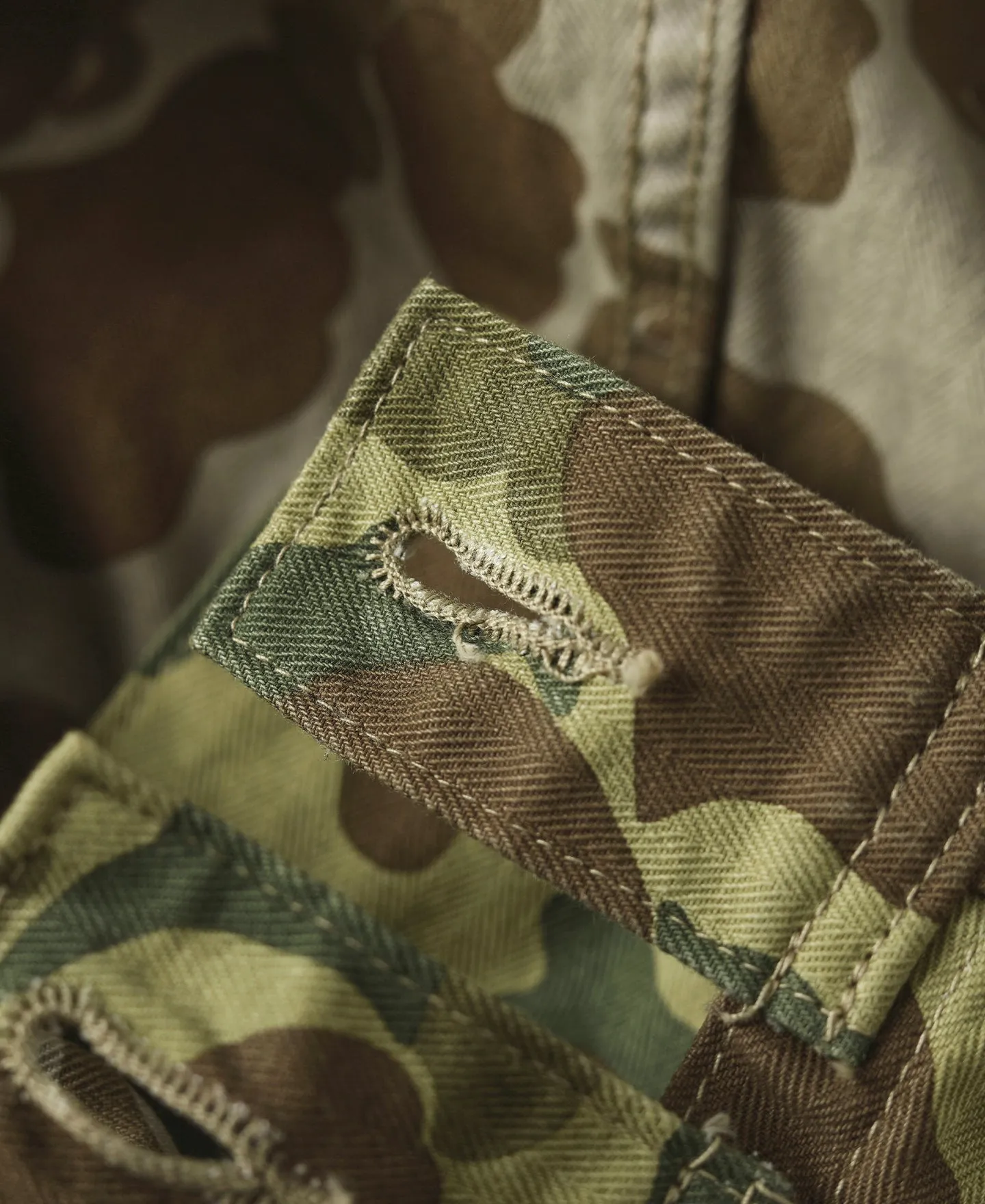 USMC HBT Duck Camo Dungaree Gunner Smock (Modified)