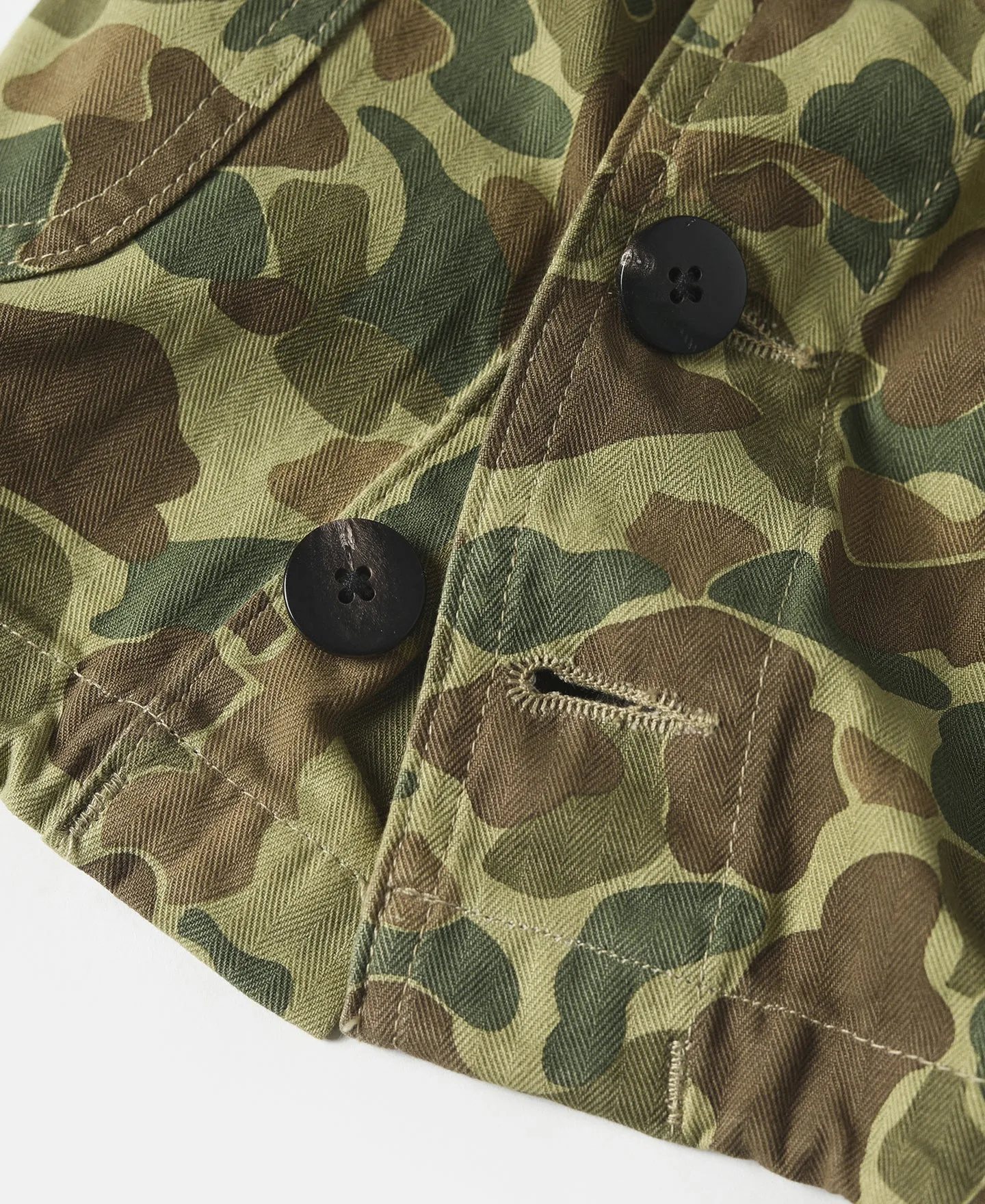 USMC HBT Duck Camo Dungaree Gunner Smock (Modified)