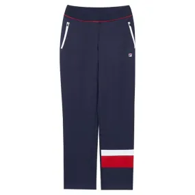 Women's Heritage Essentials Tennis Track Pant Navy and White